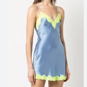 Alexander Wang Silk and Lace Slip Dress